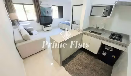 Flat disponível para locação no New City Itaim Bibi, com 32m² e 1 dormitório