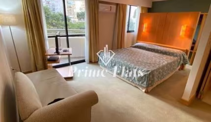 Flat disponível para locação no Hotel Slaviero Essential São Paulo Ibirapuera, com 35m², 1 dormitório e 1 vaga
