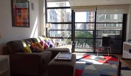 Flat disponível para venda no Condomínio Edifício Urbano Duplex na Vila Nova Conceição, com 42m², 1 dormitório e 1 vaga de garagem