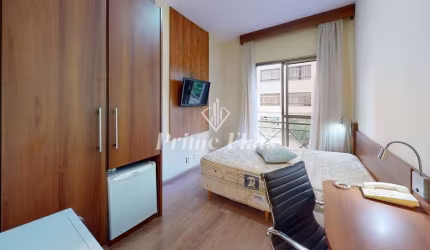 Flat disponível para locação no Mercure São Caetano do Sul, com 17m², 1 dormitório e 1 vaga de garagem
