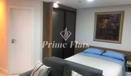 Flat disponível para locação no Transamérica Prime International Plaza no Jardim Paulista, com 45m², 1 dormitório e 1 vaga