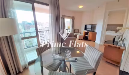 Flat disponível para locação no Gran Estanconfor Itaim, com 79m², 3 dormitórios e 2 vagas