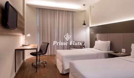 Flat disponível para venda no Intercity Ibirapuera, com 26m², 1 dormitório e 1 vaga