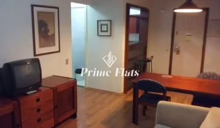 Flat disponível para venda no Saint Moritz Flat Service, com 48m², 1 dormitório e 1 vaga