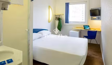 Flat disponível para venda no Ibis Budget Morumbi, com 12m², 1 dormitório e 1 vaga