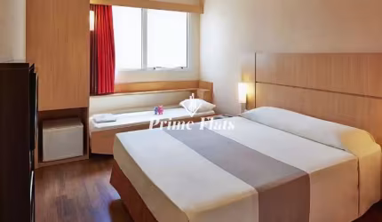 Flat disponível para venda no Ibis Jaboticabal em Sorocabano, com 18m², 1 dormitório e 1 vaga