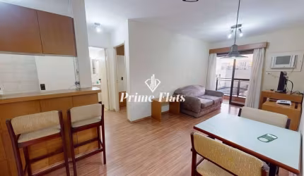 Flat disponível para locação no Flat London Residence Service no Jardim Paulista, com 42m², 1 dormitório e 1 vaga de garagem