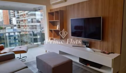 Flat disponível para locação no Saint Charles Residence Service na Vila Nova Conceição, com 42m², 1 dormitório e 1 vaga