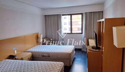 Flat disponível para venda no Meliá Campinas, com 27m², 1 dormitório e 1 vaga de garagem