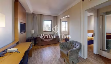 Flat disponível para venda no The World Executive Flat na Vila Olímpia, com 30m², 1 dormitório e 1 vaga de garagem