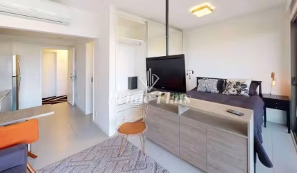 Flat disponível para locação no VHouse por JFL Living, com 48m², 1 dormitório e 1 vaga