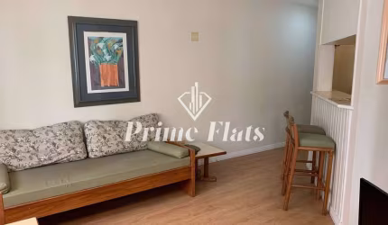 Flat disponível para locação no Columbia Residence localizado no Jardim Paulista, com 38m², 1 dormitório e 1 vaga
