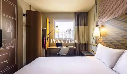Flat disponível para venda no Ibis Ibirapuera na Vila Nova Conceição, com 18,61m², 1 dormitório e 1 vaga de garagem