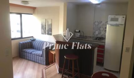 Flat disponível para locação no Park Plaza Brooklin, com 48m², 1 dormitório e 1 vaga