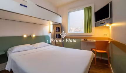 Flat disponível para venda no Ibis Budget Frei Caneca, com 12m², 1 dormitório e 1 vaga