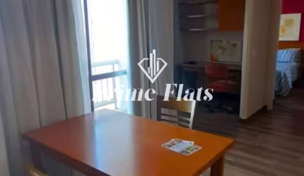 Flat disponível para locação no Bela Cintra Stay by Atlantica Residences, com 48m², 1 dormitório e 1 vaga