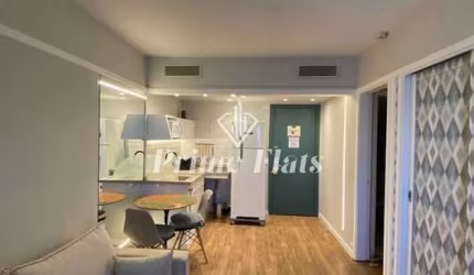 Flat disponível para vrnda no Ninety Hotel, com 33m², 1 dormitório e 1 vaga