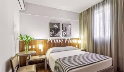 Flat disponível para venda no Hotel Vivenzo, com 30m², 1 dormitório e 1 vaga