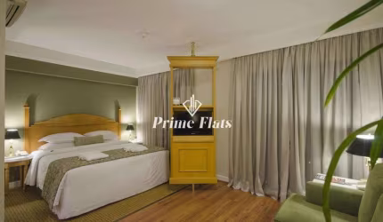 Apartamento disponível para venda no Estanplaza Ibirapuera, com 30m², com 1 dormitório e 1 vaga de garagem