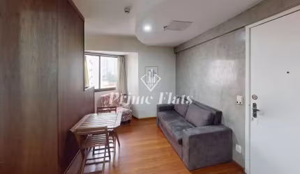 Flat disponível para venda no Hotel Premium Flats Berrini no Brooklin, com 33m², 1 dormitório e 1 vaga