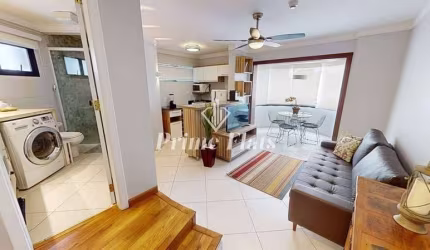 Flat disponível para locação no Hotel Paulista Wall Street na Bela Vista, com 55m², 1 dormitório e 1 vaga de garagem