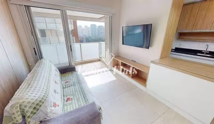 Flat disponível para locação no Condomínio Add Nova Berrini, com 33m², 1 dormitório e 1 vaga