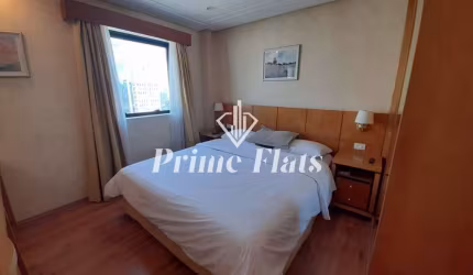 Flat disponível para locação no Meliá Jardim Europa no Itaim Bibi, com 29m², 1 dormitório e 1 vaga de garagem