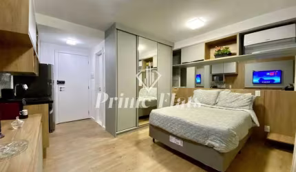 Flat disponível para locação no Is Moema Condomínio, com 24m² e 1 dormitório