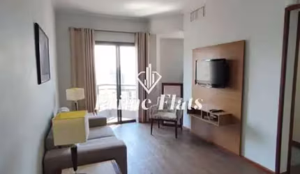Flat disponível para locação no Hotel Massis, com 50m², 1 dormitório e 1 vaga de garagem