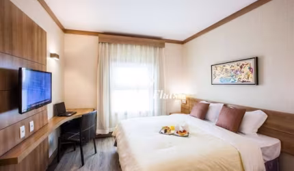 Flat disponível para venda no Hotel Intercity Vinhedo, com 20m², 1 dormitório e 1 vaga