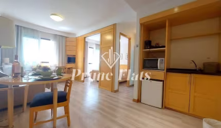 Flat disponível para locação no Green Place Ibirapuera, com 35m², 1 dormitório e 1 vaga