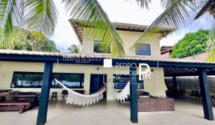 Casa à Venda em Barra de Jacuípe 5 Suítes Na Beira do Rio Jacuípe