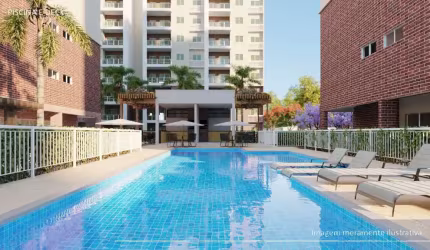 Apartamento com 2 quartos à venda na Rua Marques de Pinho, 102, Engenheiro Luciano Cavalcante, Fortaleza por R$ 401.880