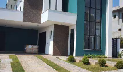 Condomínio Mosaico Essence Sobrado com 4 suítes, piscina com deck e bar molhado, área gourmet e acabamento alto padrão