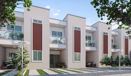 VILLA´S ROSE RESIDENCE, Casas duplex em condomínio as margens da CE-040