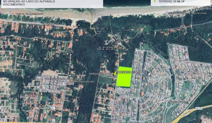Terreno no Araçagi com 35 mil M² a pucos metros da praia  ao lado do Alphaville