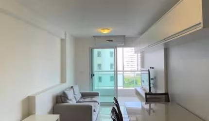 Apartamento na Ponta do Farol de um Quarto 45 M² mobiliado pra locação