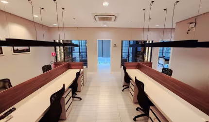 Sala Comercial Corporativa 180 M² na Ponta D'areia Mobiliada no Lagoa Corporate