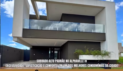 Sobrado Alto Padrão no Alphaville IV