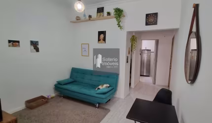 Apartamento na Conde de Bonfim, sala e  quarto, 1 vg. , elevador e portaria 24h