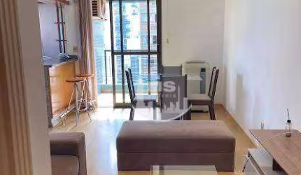 Apartamento com 1 dormitório para alugar, 55 m² por R$ 3.859,00/mês - Cambuí - Campinas/SP