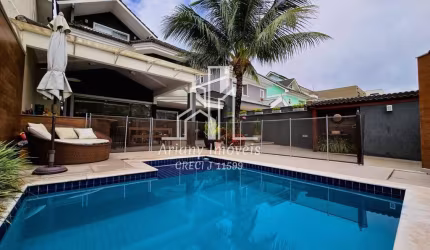 Sandlake Residencia | Casa triplex 4 suítes 273 m² no Recreio