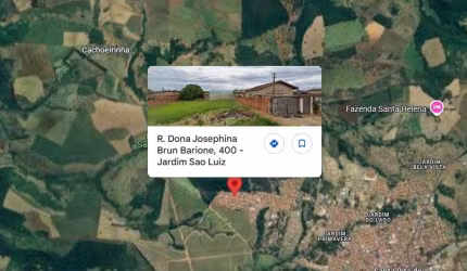 Imóvel residencial área  250m², edificação principal de 80m² e edificação secundária de 45m²