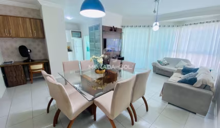 Apartamento 1 suíte e 2 demi com 2 vagas perto da praia