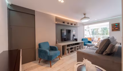 Versátil apartamento garden para venda com 2 quartos, sendo 2 suítes, 98m²