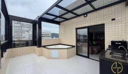 Cobertura com 3 dormitórios à venda, 120 m² por R$ 1.200.000,00 - Canto do Forte - Praia Grande/SP