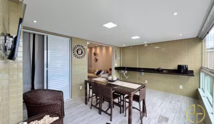 Apartamento com 3 dormitórios à venda, 126 m² por R$ 1.980.000,00 - Canto do Forte - Praia Grande/SP