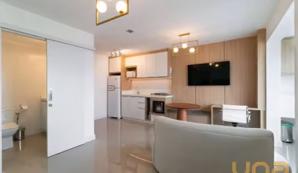 APARTAMENTO COM 01 QUARTO - ÁREA TOTAL 69,15m² - CENTRO - REF