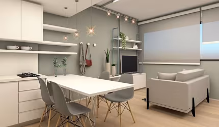 Apartamento no BATEL de 63,10 m²  - 39777.003-GL