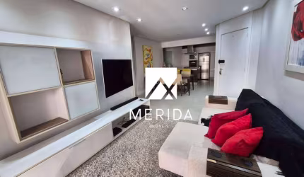 Apartamento com 3 dormitórios para alugar, 97 m² por R$ 6.727,11/mês - Jardim Bela Vista - Santo André/SP